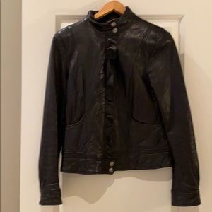 Super stylish leather jacket.